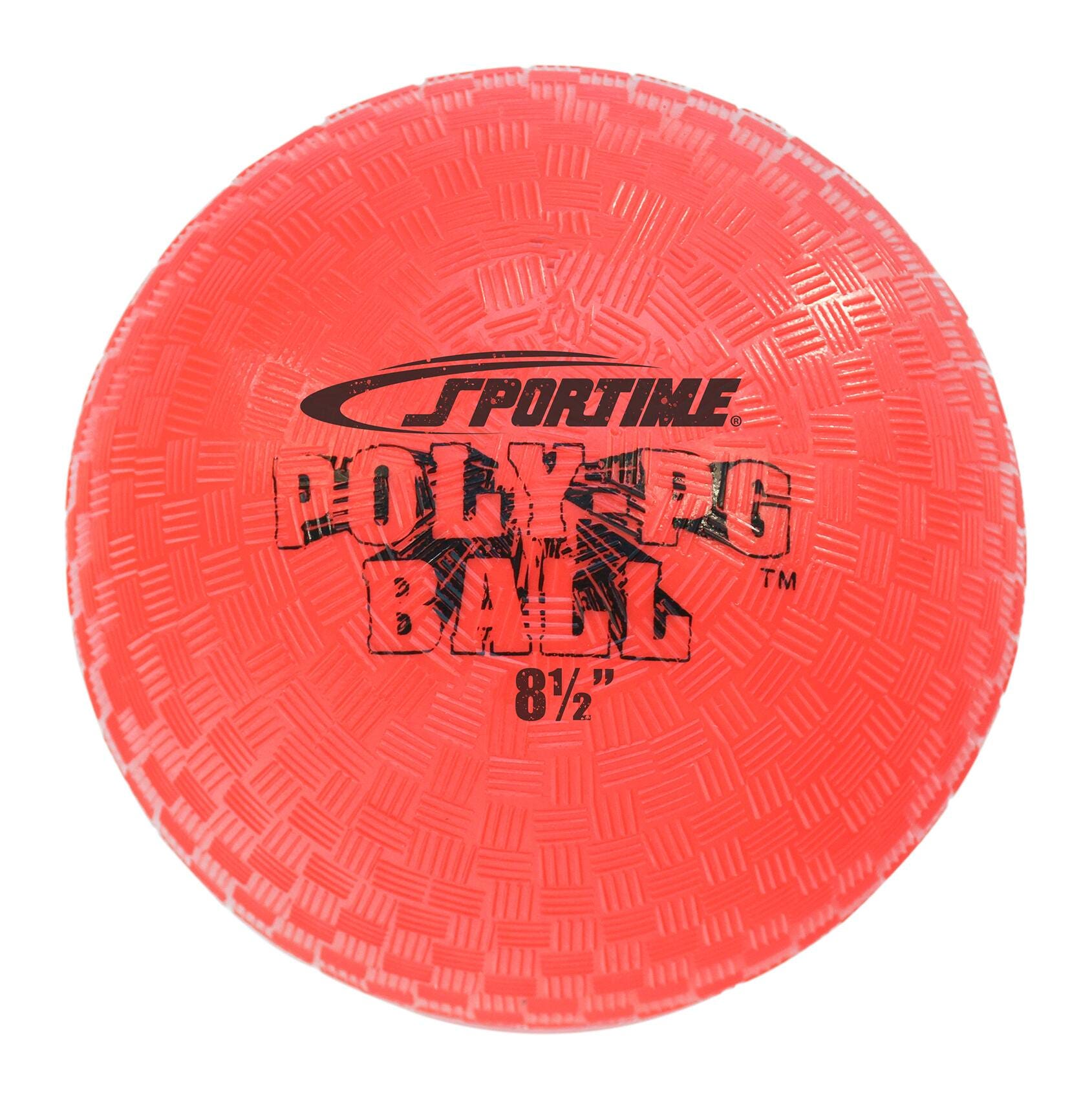 Sportime Poly PG Ball, 8-1/2 Inches, Red, Item Number 2095338